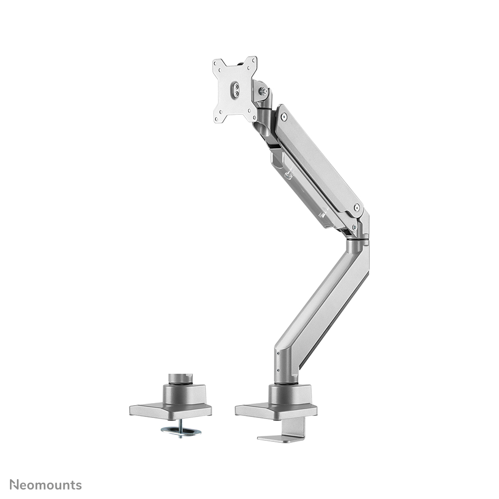 Neomounts NM-D775SILVERPLUS Monitorarm 10-49" - Gasfeder - Topfix - 180°-Stopp
